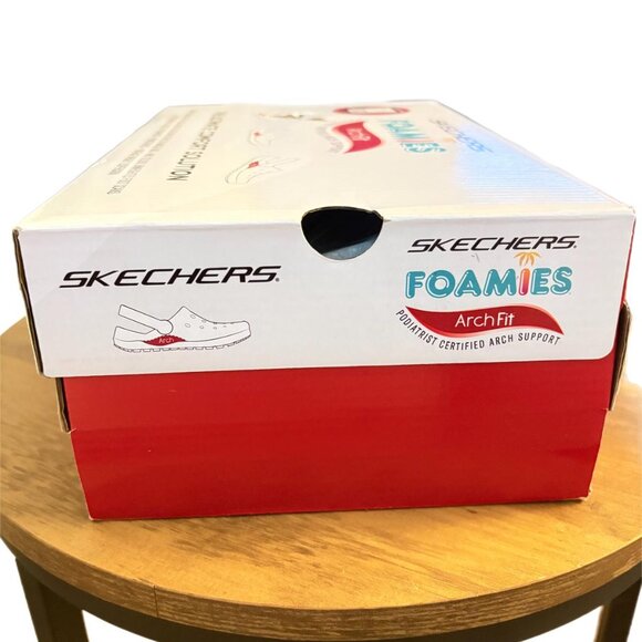 Skechers Women's Foamies Arch Fit Comfort Sandals Dream Day- White Size 8,9, 10. - Picture 11 of 15